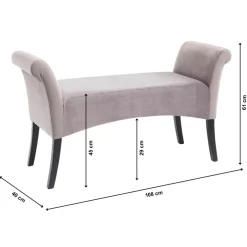 Bank Motley Velvet Silvergrey
