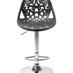 Barhocker Ornament Black
