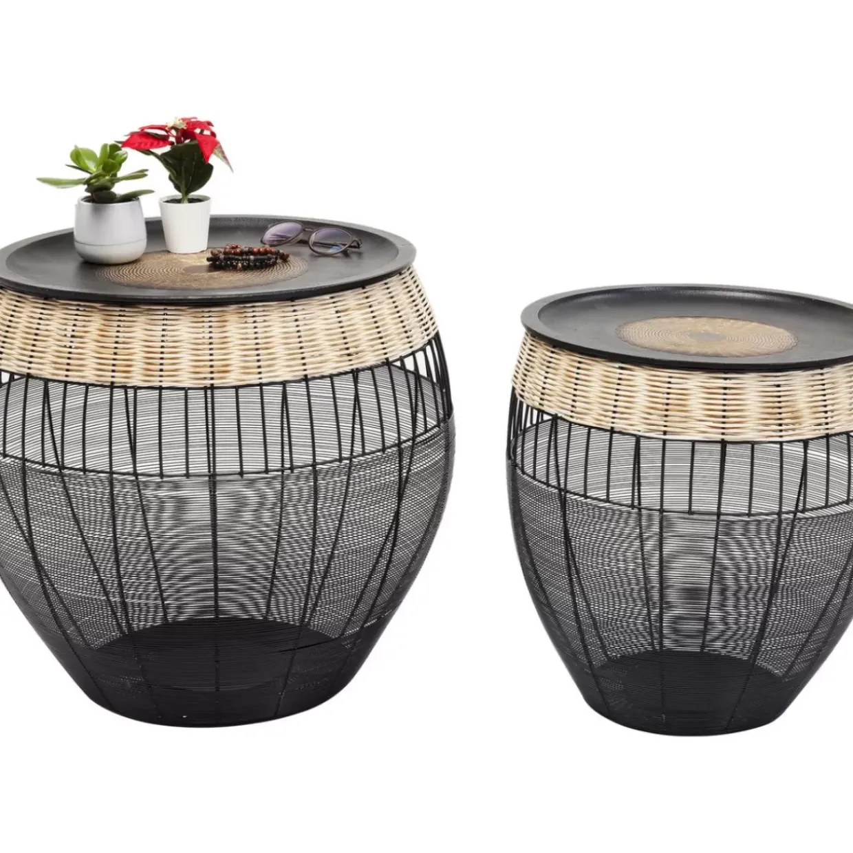 Beistelltisch African Drums (2/Set)