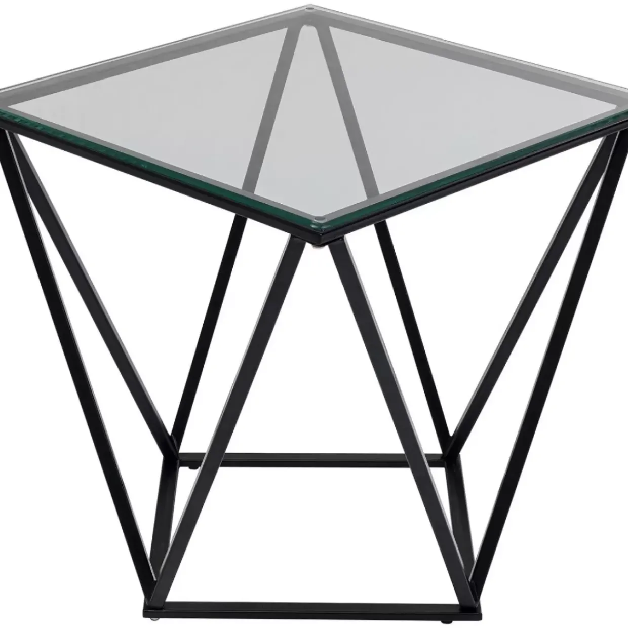 Beistelltisch Cristallo Schwarz 50X50Cm