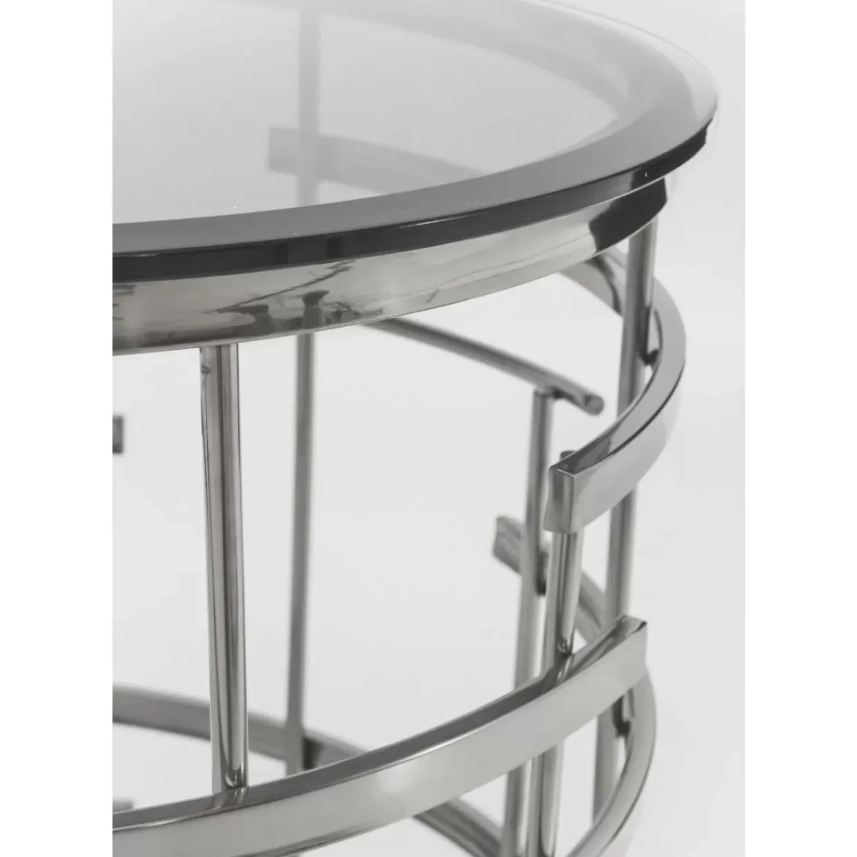 Beistelltisch Jupiter Silber O55Cm