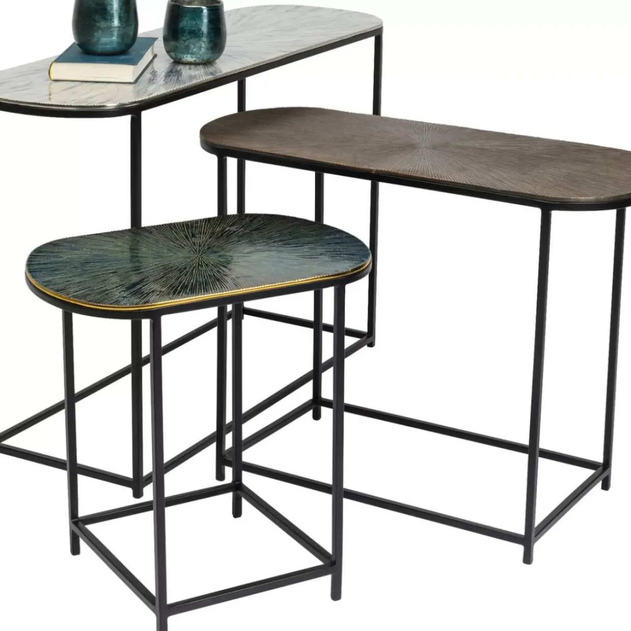 Beistelltisch Ray Oval (3/Set)