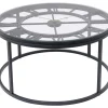 Beistelltisch Roman Schwarz O76Cm