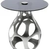 Beistelltisch Volcano Silber O60Cm