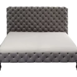 Bett Desire Hoch Silbergrau 160X200 Cm