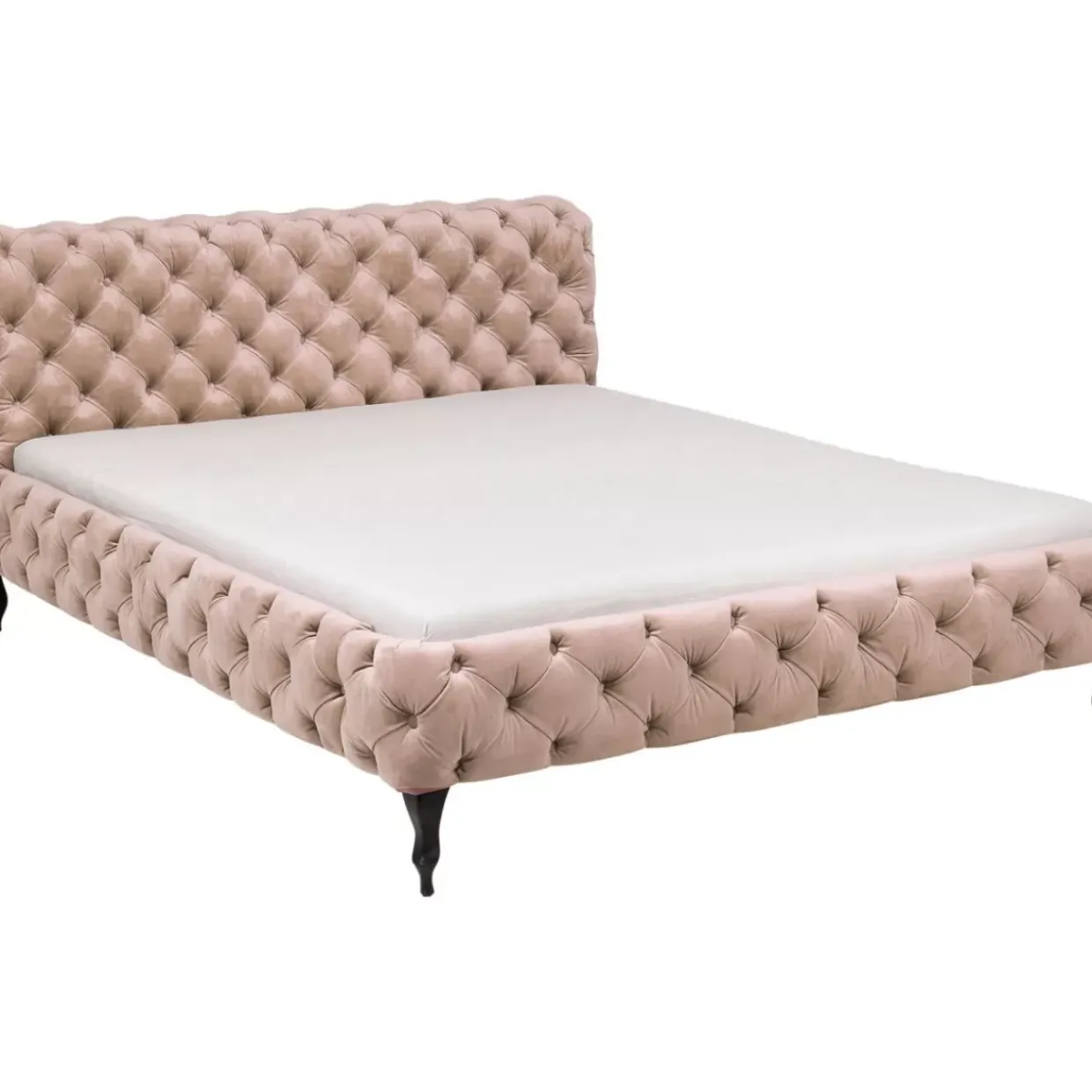 Bett Desire Velvet Ecru 180X200Cm