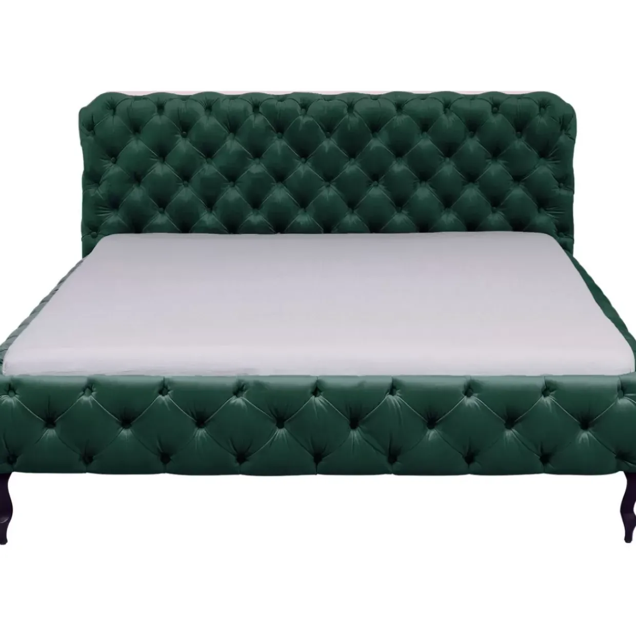 Bett Desire Velvet Grun 180X200Cm