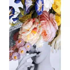 Bild Frame Flower Lady Pastell 152X117