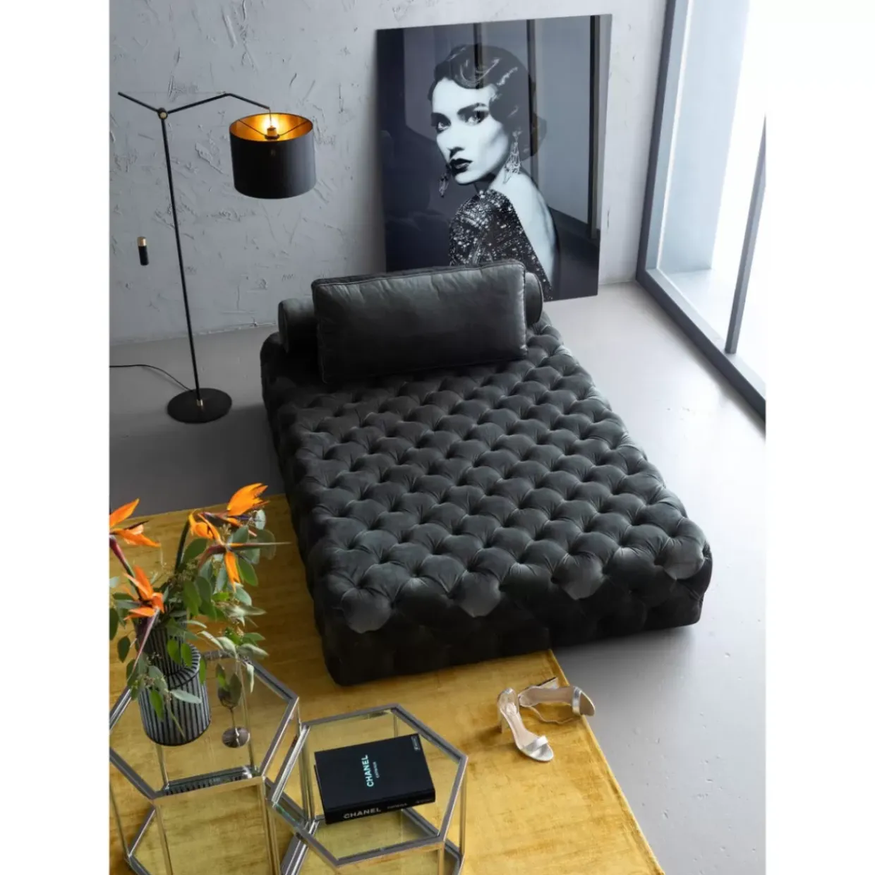 Bild Glas Beauty Lady 120X150Cm