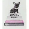 Bild Glas Fashion Dog 60X80Cm