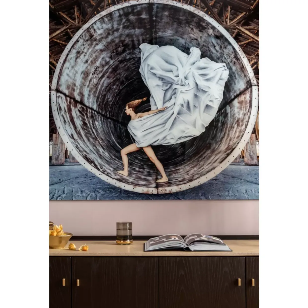 Bild Glas Time Traveller 120X180