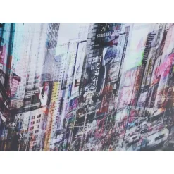 Bild Glas Times Square Move 70X90Cm