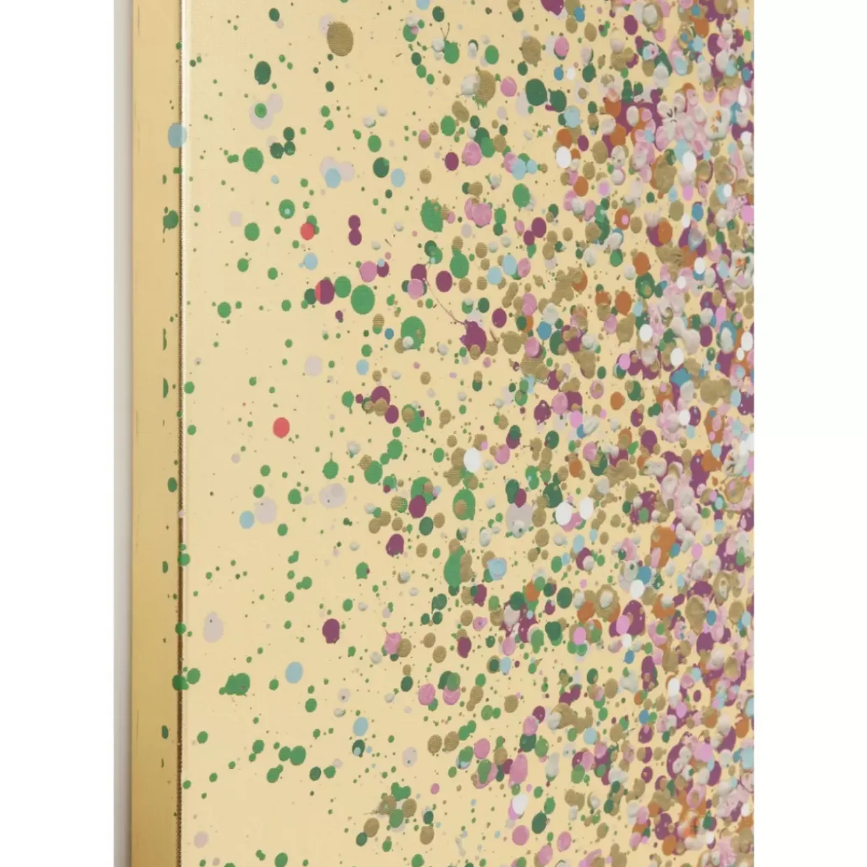 Bild Touched Flower Boat Gold Pink 100X80Cm