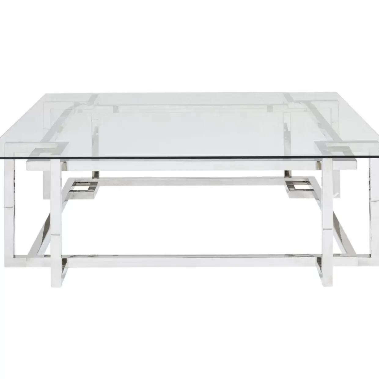 Couchtisch Clara Silber 120X120Cm