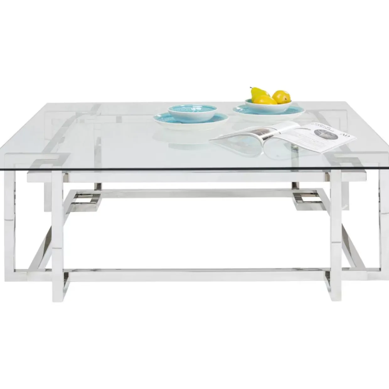 Couchtisch Clara Silber 120X120Cm