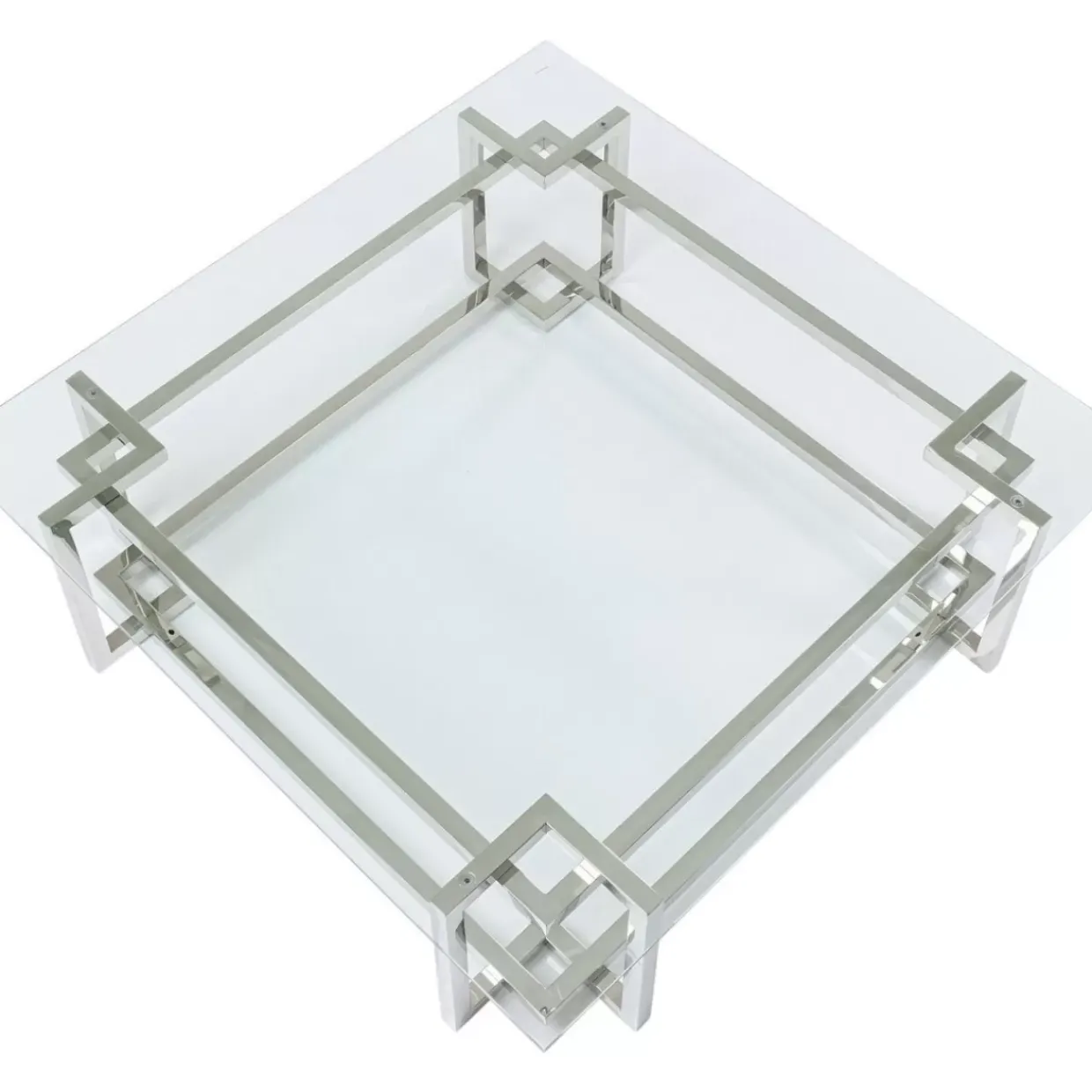 Couchtisch Clara Silber 120X120Cm