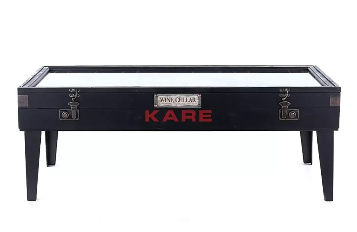 Couchtisch Collector Schwarz 122X55Cm