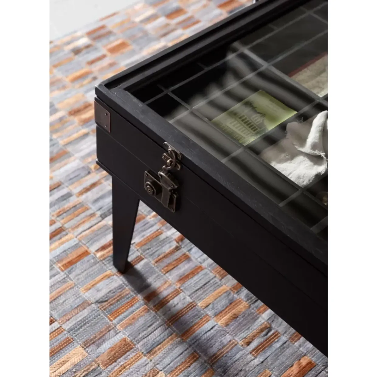 Couchtisch Collector Schwarz 122X55Cm