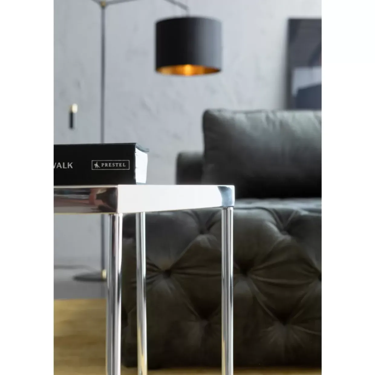 Couchtisch Comb Silber 45