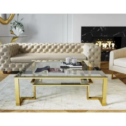 Couchtisch Gold Rush 120X120Cm