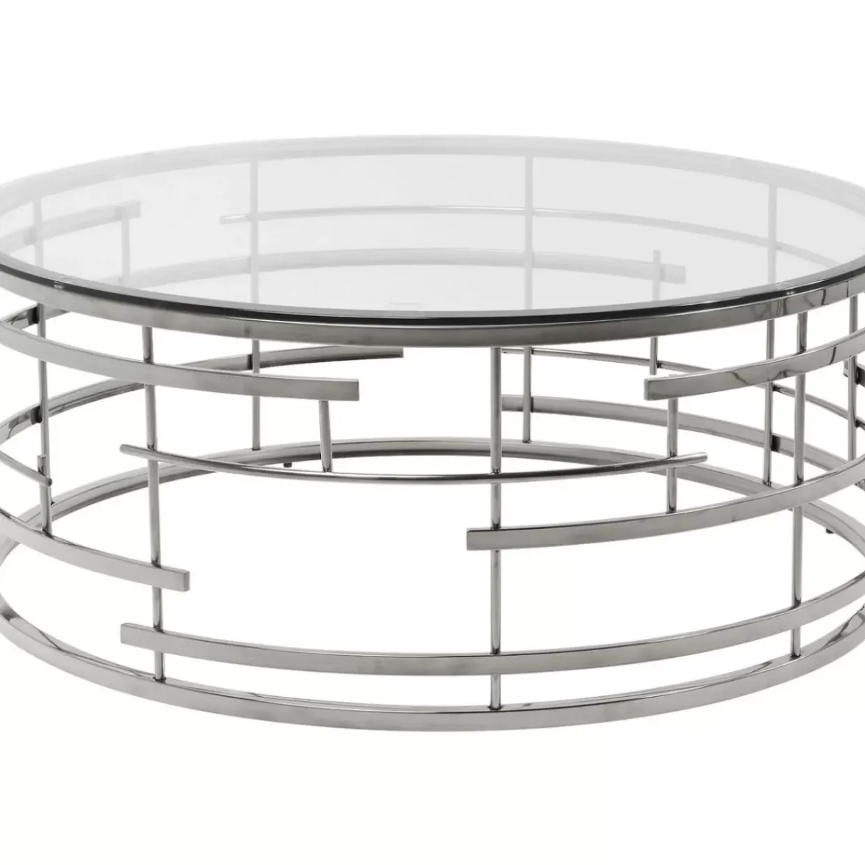 Couchtisch Jupiter Silber O100Cm