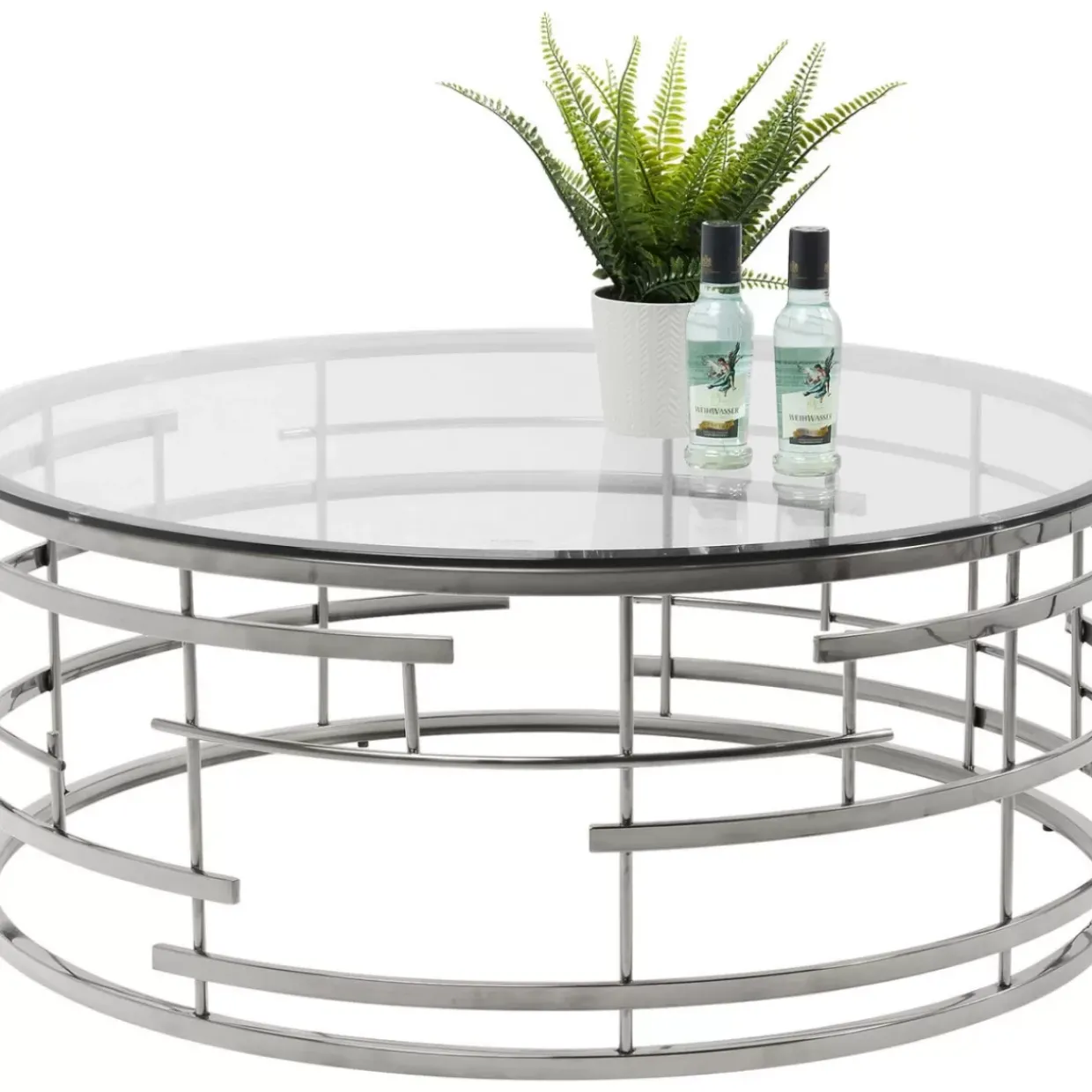 Couchtisch Jupiter Silber O100Cm