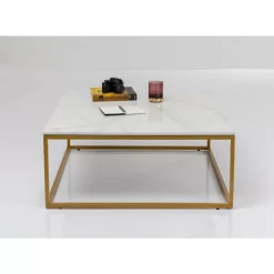 Couchtisch Key West Gold 90X90Cm