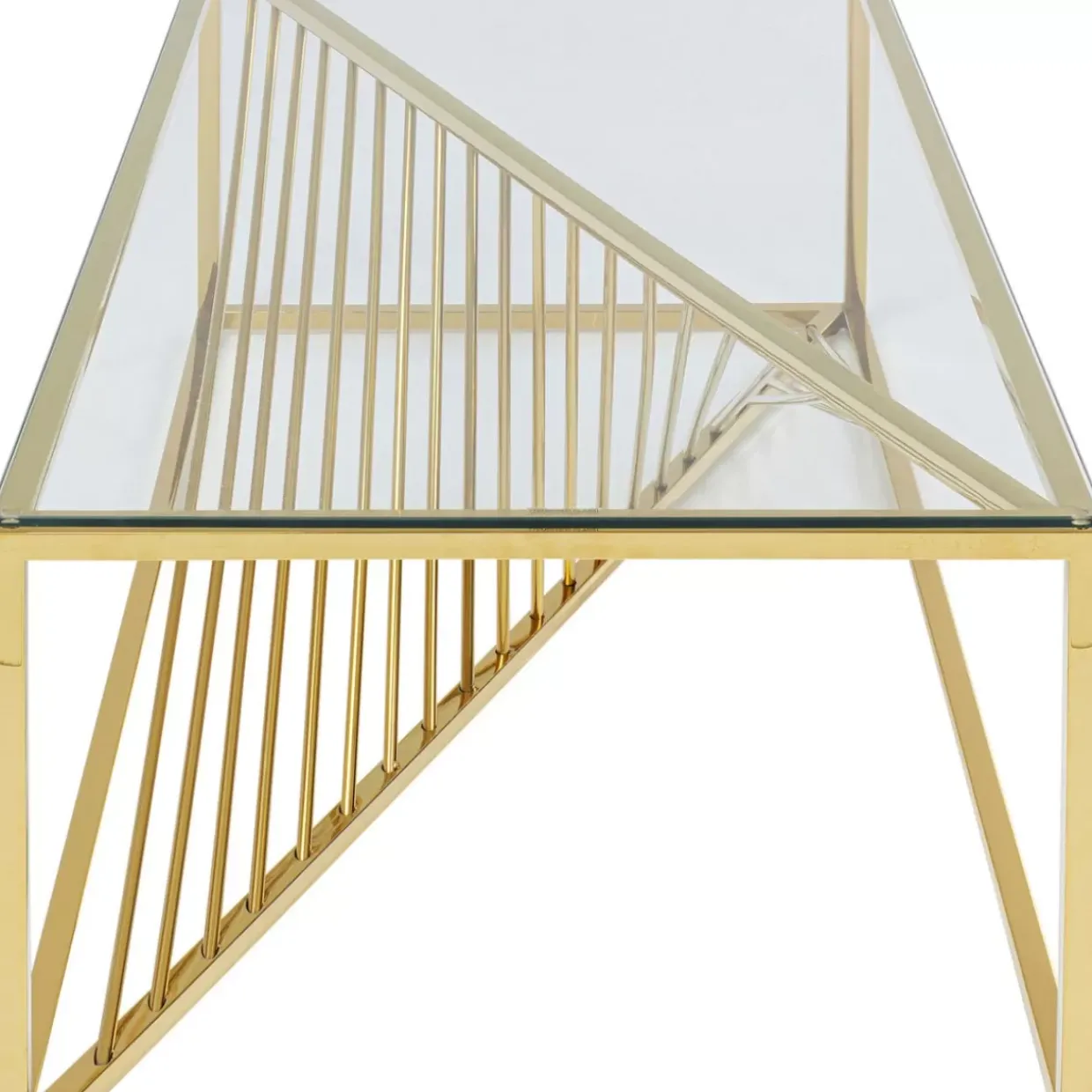 Couchtisch Laser Gold 120X60