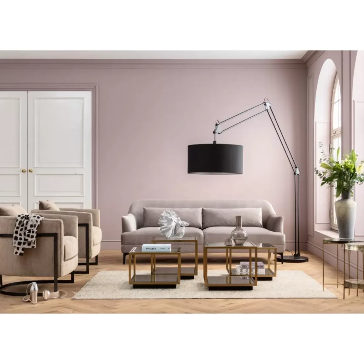 Couchtisch Luigi Gold (4/Set)