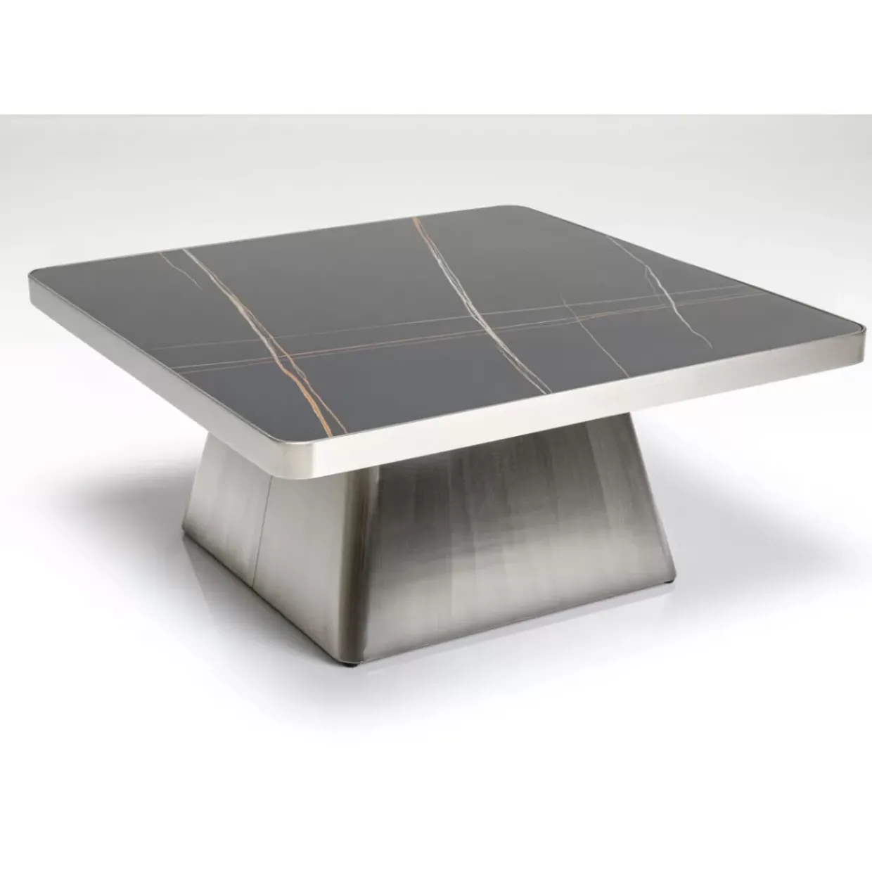 Couchtisch Miler Silber 80X80Cm