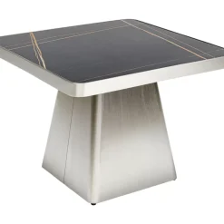 Couchtisch Miler Silber 80X80Cm