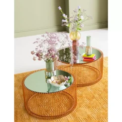 Couchtisch Wire Copper (2/Set)
