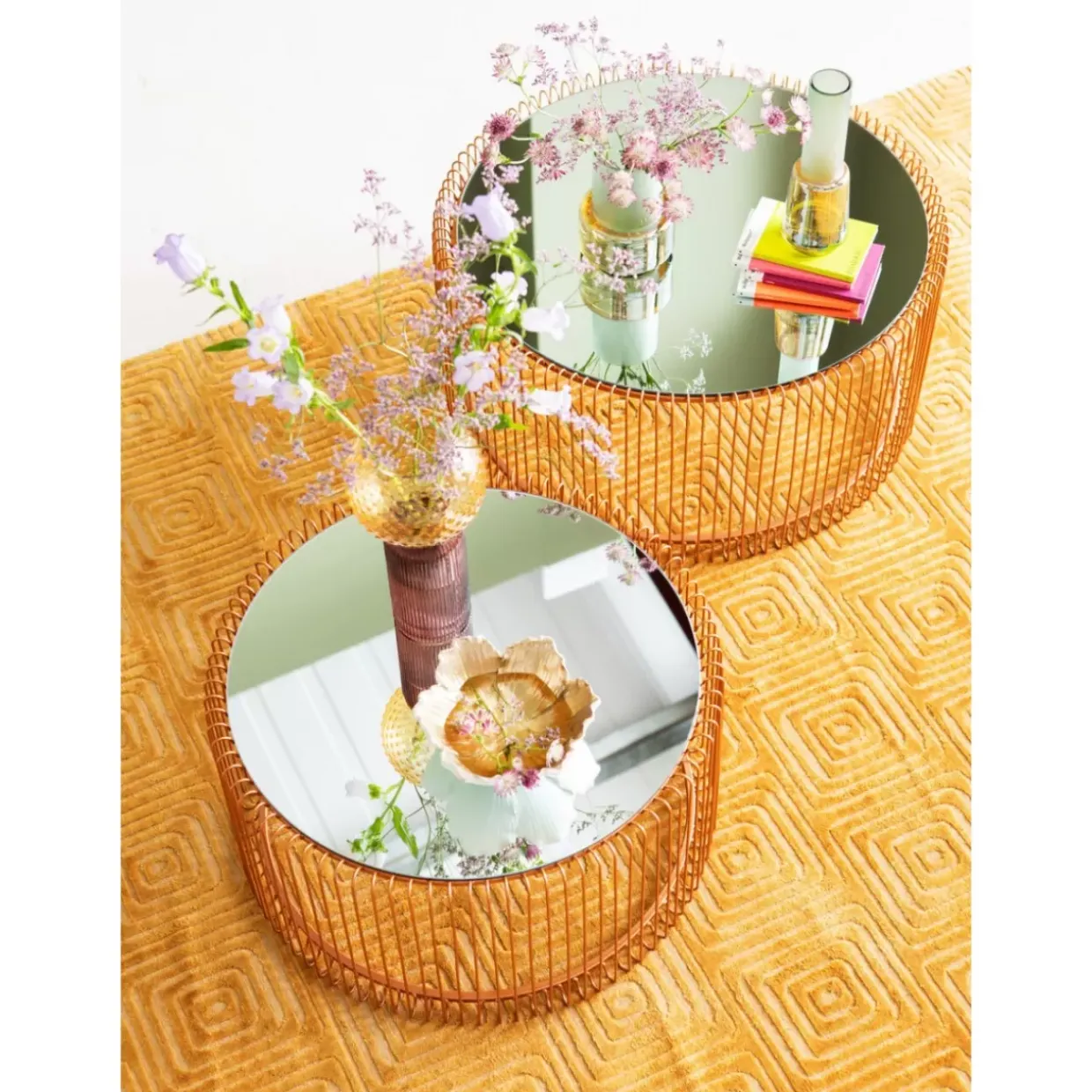 Couchtisch Wire Copper (2/Set)