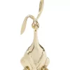 Deko Figur Bunny Gold 52Cm