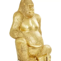 Deko Figur Gorilla Gold Xxl 249