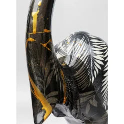 Deko Figur Heron Schwarz 70Cm