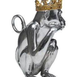 Deko Figur King Lui Silber 35
