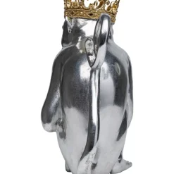 Deko Figur King Lui Silber 35