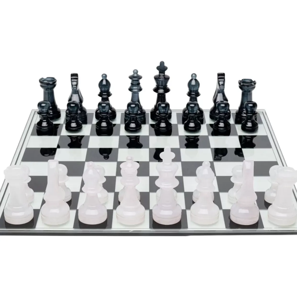 Deko Objekt Chess Transparent 60X60Cm
