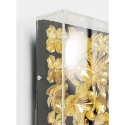 Deko Rahmen Gold Flower 80X80Cm