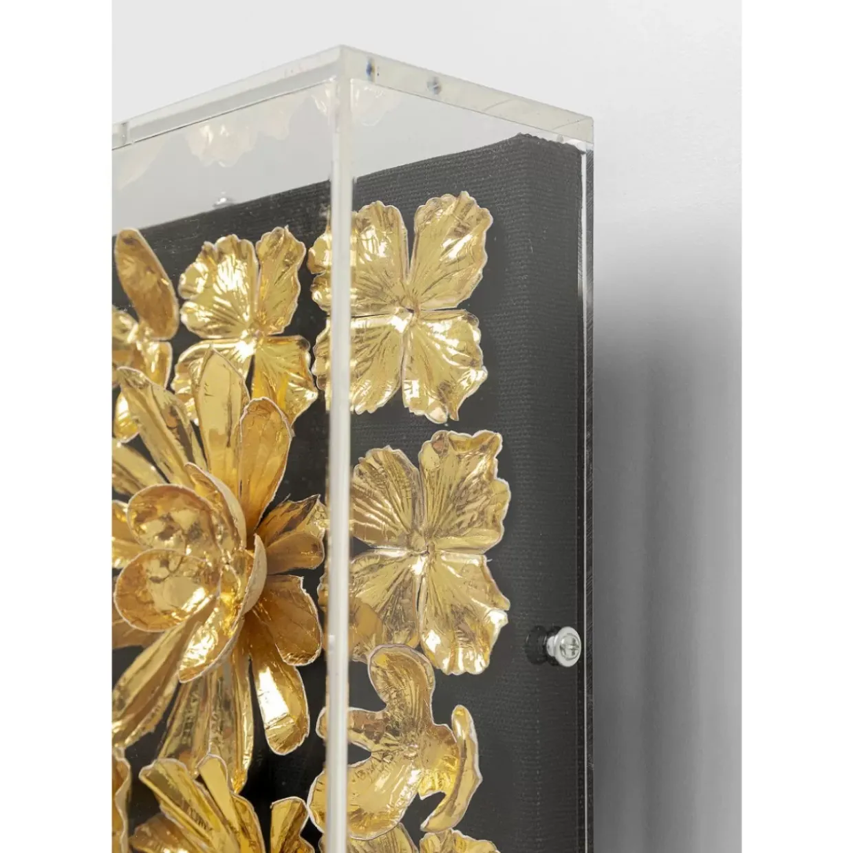 Deko Rahmen Gold Flower 80X80Cm