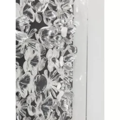 Deko Rahmen Silver Flower 100X100Cm