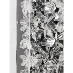 Deko Rahmen Silver Flower 100X100Cm