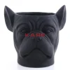 Deko Ubertopf Bulldog Schwarz