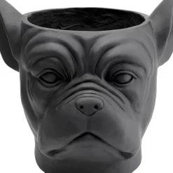 Deko Ubertopf Bulldog Schwarz