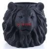 Deko Ubertopf Lion Schwarz