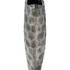 Deko Vase Sacramento Comb Silber Antik 59Cm