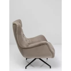 Drehsessel Bellissima Velvet Beige