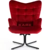 Drehsessel Oscar Velvet Rot