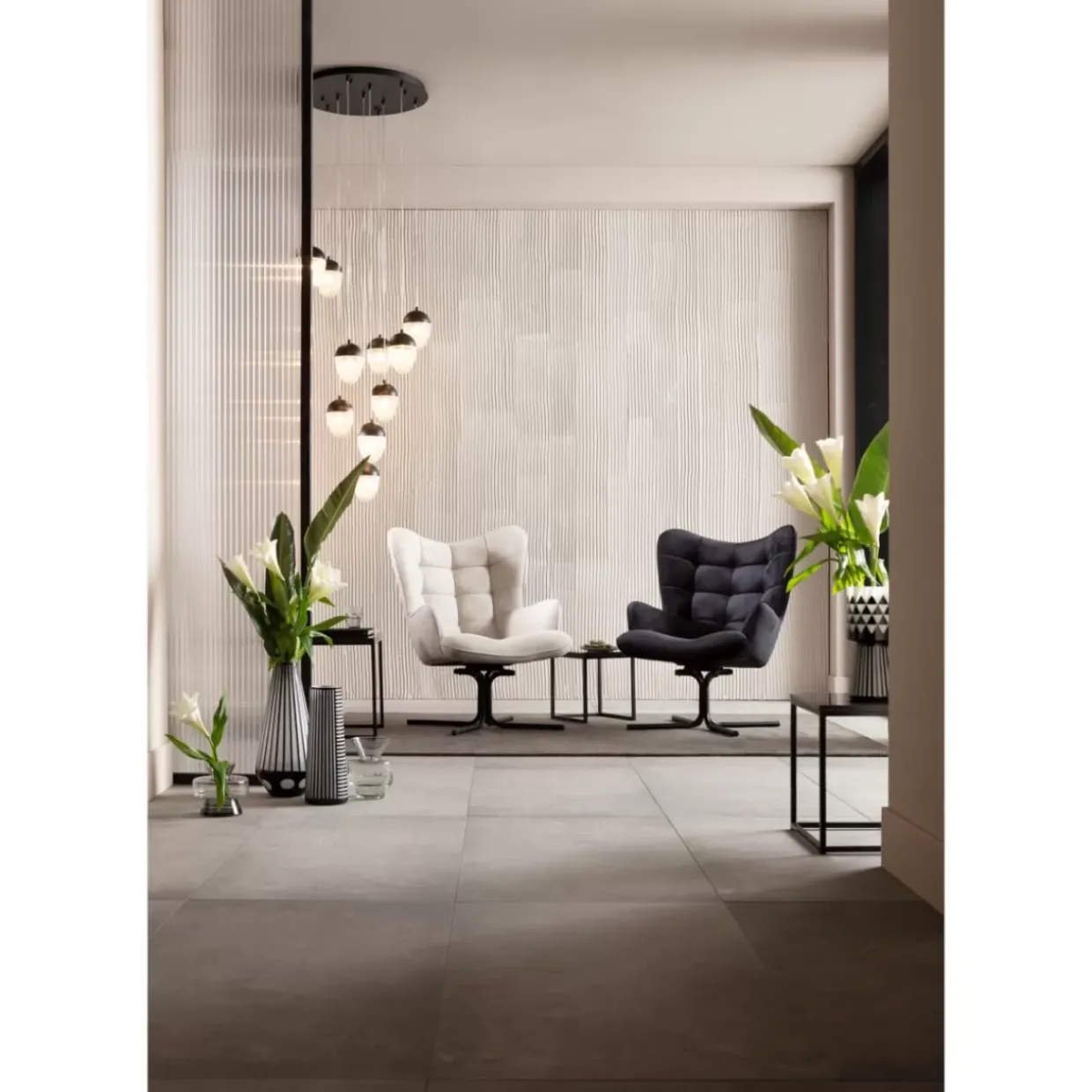 Drehsessel Oscar Velvet Schwarz
